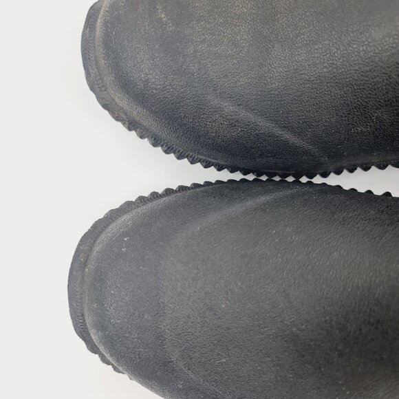 Muck Boots Women's Black Edgewater Camp Rubber Slip-On Moccasins Size 9 - Picture 3 of 7